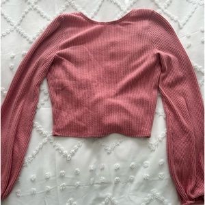 Pink Hollister Reversible Sweater